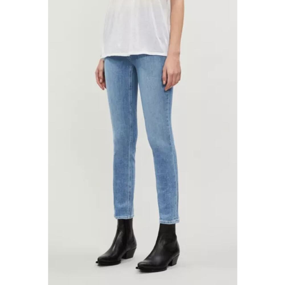 PAIGE DENIM Hoxton Ankle Skinny Denim Jean in Hot Toddy Light Wash // 28 - Picture 3 of 12